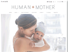 Tablet Screenshot of humanmother.com